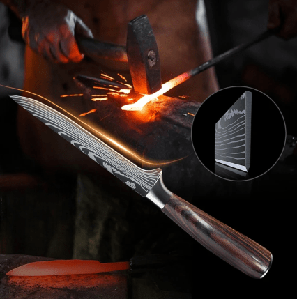 Couteau de cuisine - DamascusKitchenKnives™ - Couteau Boning - cuisine - moica