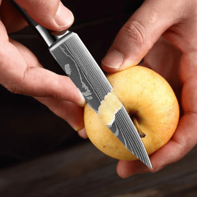 Couteau de cuisine - DamascusKitchenKnives™ - Couteau d'Office - cuisine - moica