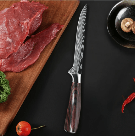 Couteau de cuisine - DamascusKitchenKnives™ - Couteau Boning - cuisine - moica