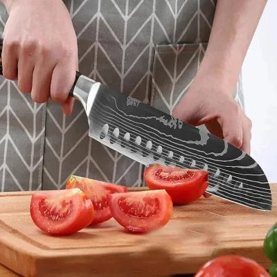 Couteau de cuisine - DamascusKitchenKnives™ - Couteau Santoku G - cuisine - moica