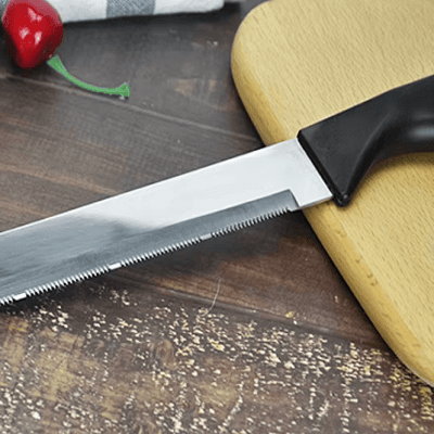 Scie couteau - BreadSawKnife™ - Noir - cuisine - moica